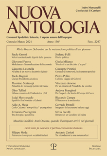 Nuova Antologia - a. CLVI, n. 2297, gennaio-marzo 2021