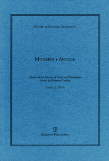 Moderni e Antichi, II serie, anno I (2019)