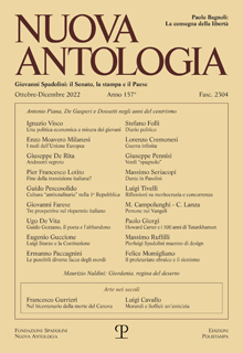 Nuova Antologia - a. CLVII, n. 2304, ottobre-dicembre 2022