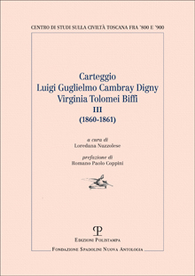 Carteggio Luigi Guglielmo Cambray Digny - Virginia Tolomei Biffi
