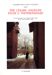 Per Cesare Angelini. Studi e testimonianze