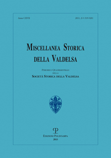 Miscellanea Storica della Valdelsa, a. CXVII, n. 2-3 (319-320)