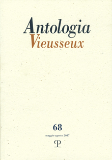Antologia Vieusseux - a. XXIII, n. 68, maggio-agosto 2017