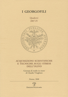 Acquisizioni scientifiche e tecniche sugli stress dell’olivo
