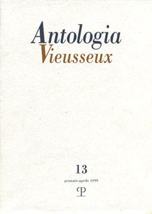 Antologia Vieusseux - n. 13, gennaio-aprile 1999