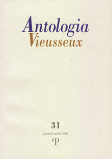 Antologia Vieusseux - n. 31, gennaio-aprile 2005