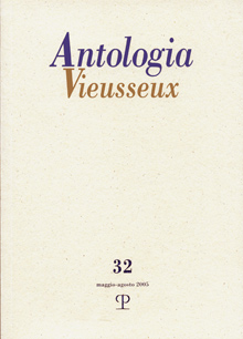 Antologia Vieusseux - n. 32, maggio-agosto 2005
