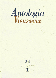 Antologia Vieusseux - n. 34, gennaio-aprile 2006