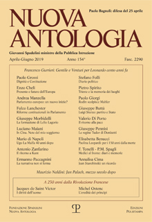 Nuova Antologia - a. CLIV, n. 2290, aprile-giugno 2019