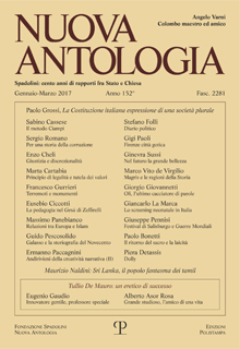 Nuova Antologia - a. CLII, n. 2281, gennaio-marzo 2017