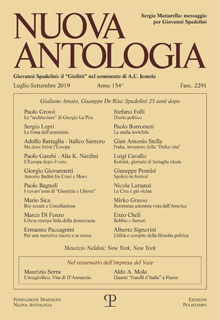 Nuova Antologia - a. CLIV, n. 2291, luglio-settembre 2019