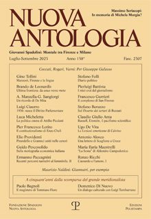 Nuova Antologia - a. CLVIII, n. 2307, luglio-settembre 2023