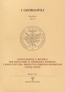 Innovazione e ricerca per risolvere il problema energia: i risultati del progetto Firenze-Hydrolab (2004-2009)