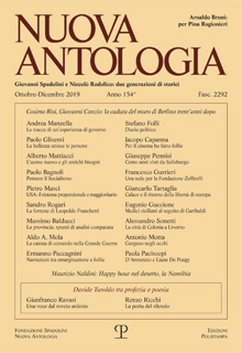 Nuova Antologia - a. CLIV, n. 2292, ottobre-dicembre 2019
