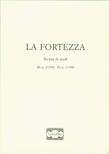 La Fortezza - a. III, n. 2/1992 - a. IV, n.1/1993