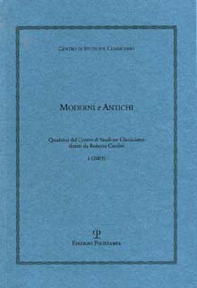 Moderni e Antichi, anno I (2003)