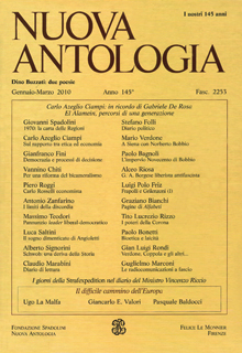 Nuova Antologia - a. CXLV, n. 2253, gennaio-marzo 2010