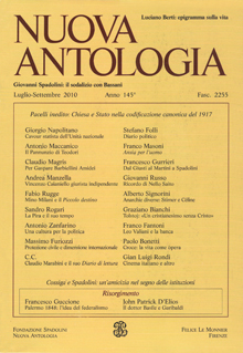 Nuova Antologia - a. CXLV, n. 2255, luglio-settembre 2010