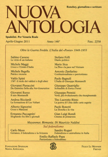 Nuova Antologia - a. CXLVI, n. 2258, aprile-giugno 2011