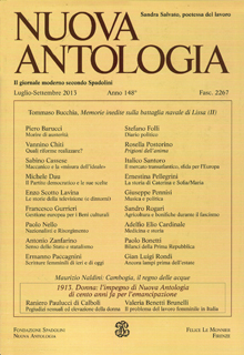 Nuova Antologia - a. CXLVIII, n. 2267, luglio-settembre 2013