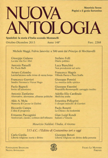 Nuova Antologia - a. CXLVIII, n. 2268, ottobre-dicembre 2013