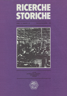 Ricerche storiche - A. IX, N. 2-3 maggio-dicembre 1979