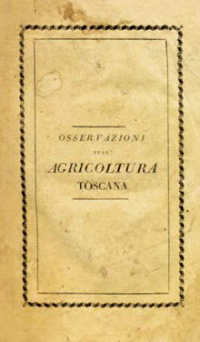 Riflessioni e osservazioni sull’agricoltura toscana e particolarmente sull’istituzione de’ fattori