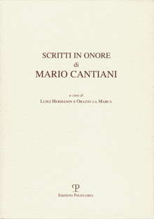 Scritti in onore di Mario Cantiani