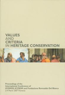 Values and Criteria in Heritage Conservation