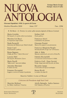 Nuova Antologia - a. CLV, n. 2296, ottobre-dicembre 2020
