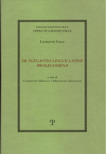 De elegantia lingue latine prolegomena